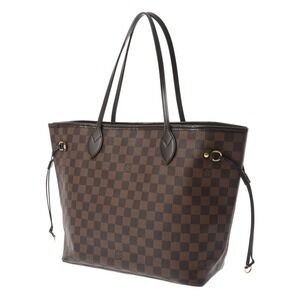 Louis Vuitton Brown Tote Neverfull Damier Bag Canvas